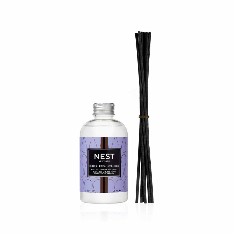 Cedar Leaf & Lavender Reed Diffuser Liquid Refill by NEST New York