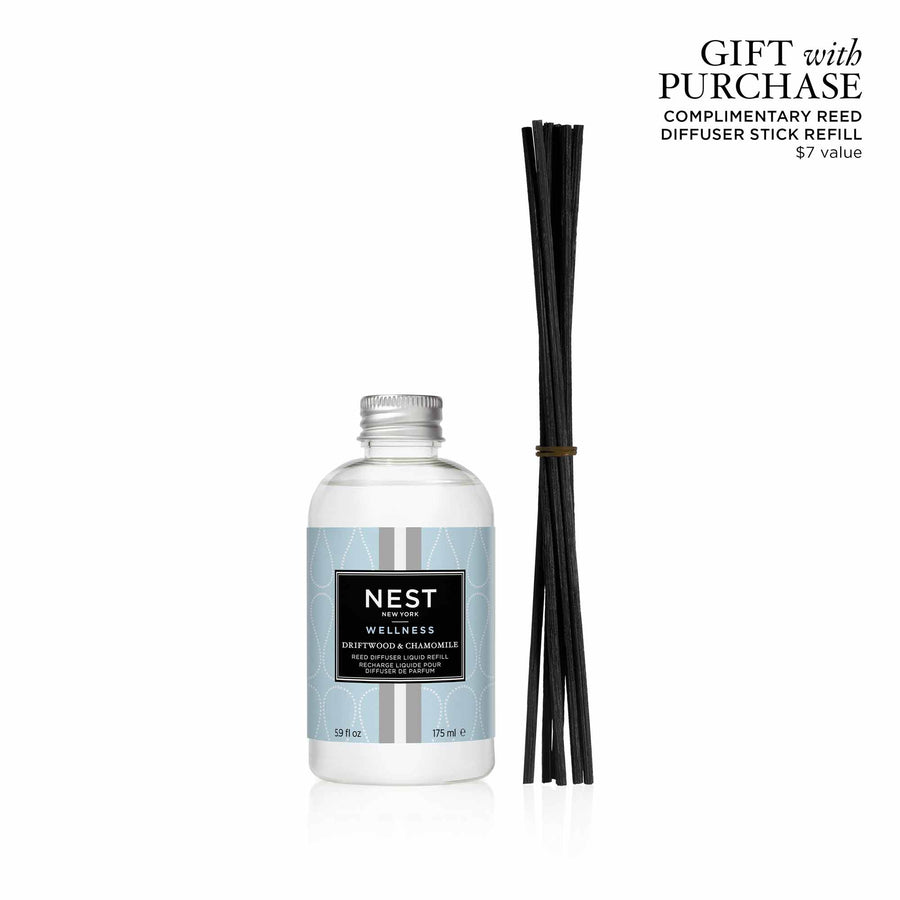 Driftwood & Chamomile Reed Diffuser Liquid Refill by NEST New York