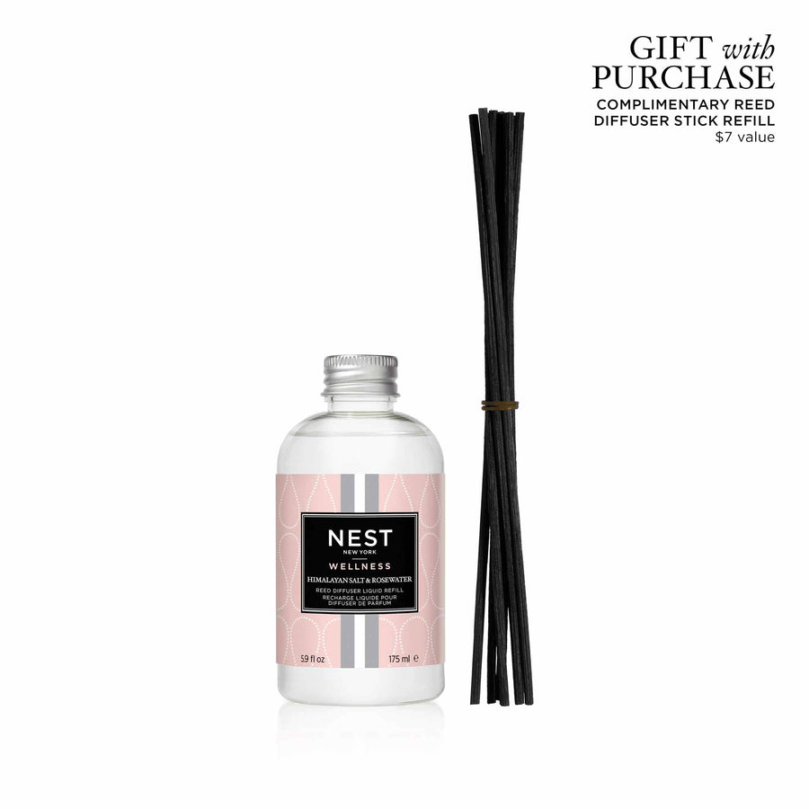 Himalayan Salt & Rosewater Reed Diffuser Liquid Refill by NEST New York
