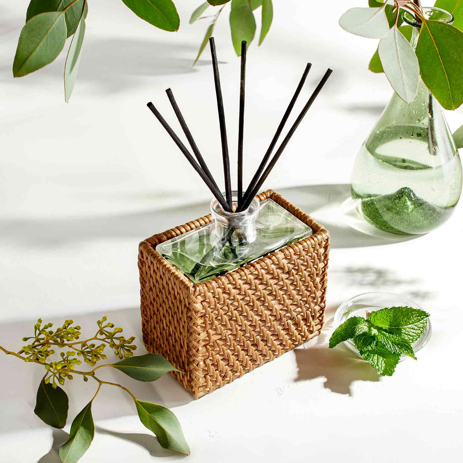 Rattan Wild Mint & Eucalyptus Reed Diffuser
