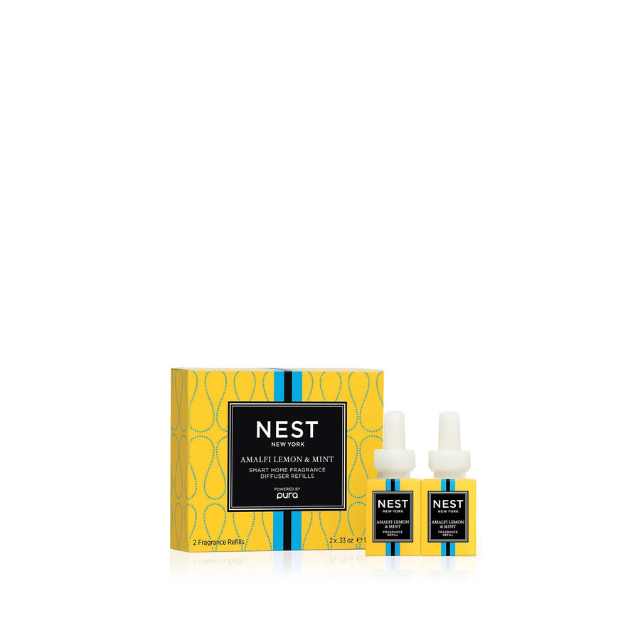 Amalfi Lemon & Mint Refill Duo for Pura Smart Home Fragrance Diffuser by NEST New York
