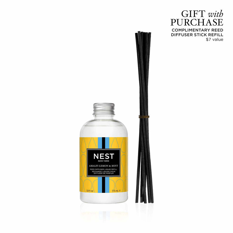Amalfi Lemon & Mint Reed Diffuser Liquid Refill by NEST New York