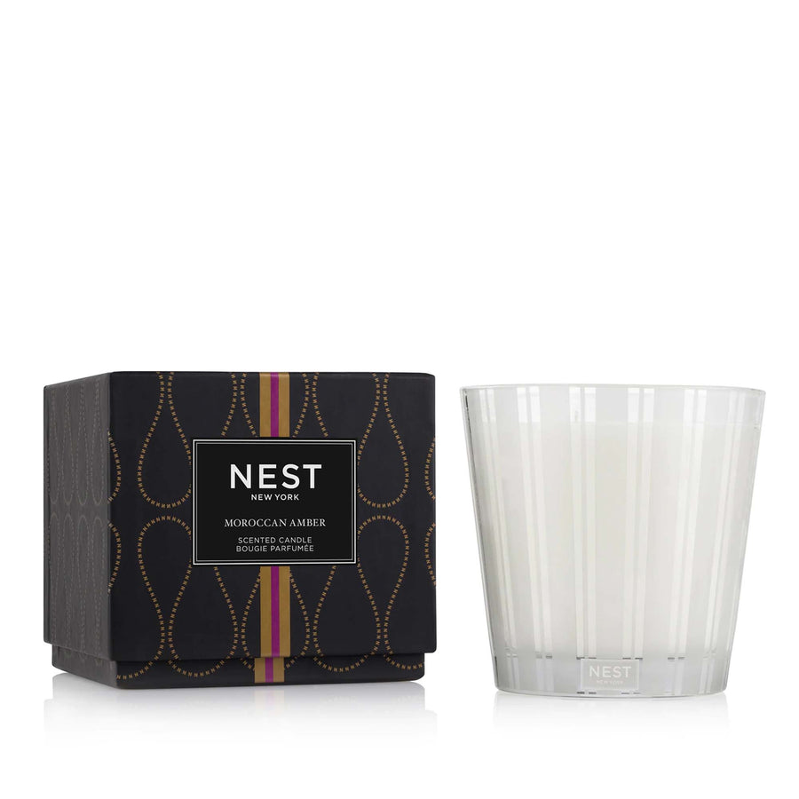 Moroccan Amber 3-Wick Candle by NEST New York