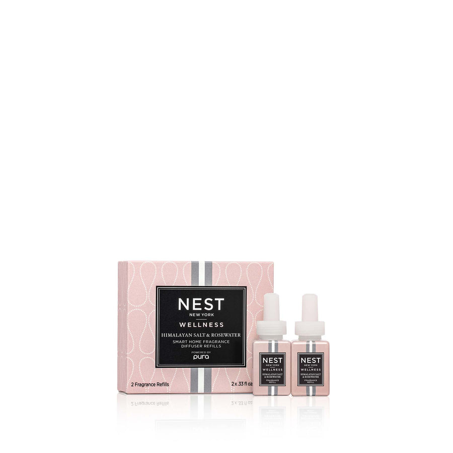 Himalayan Salt & Rosewater Refill Duo for Pura Smart Home Fragrance Diffuser by NEST New York