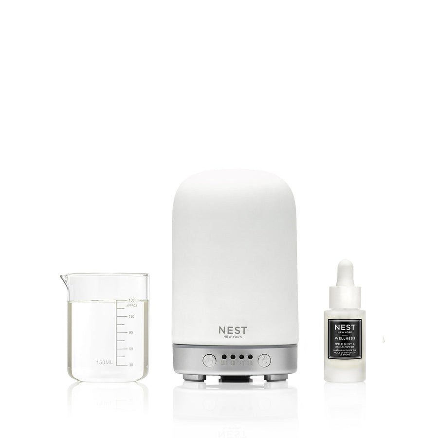 Wild Mint & Eucalyptus Misting Diffuser set by NEST New York