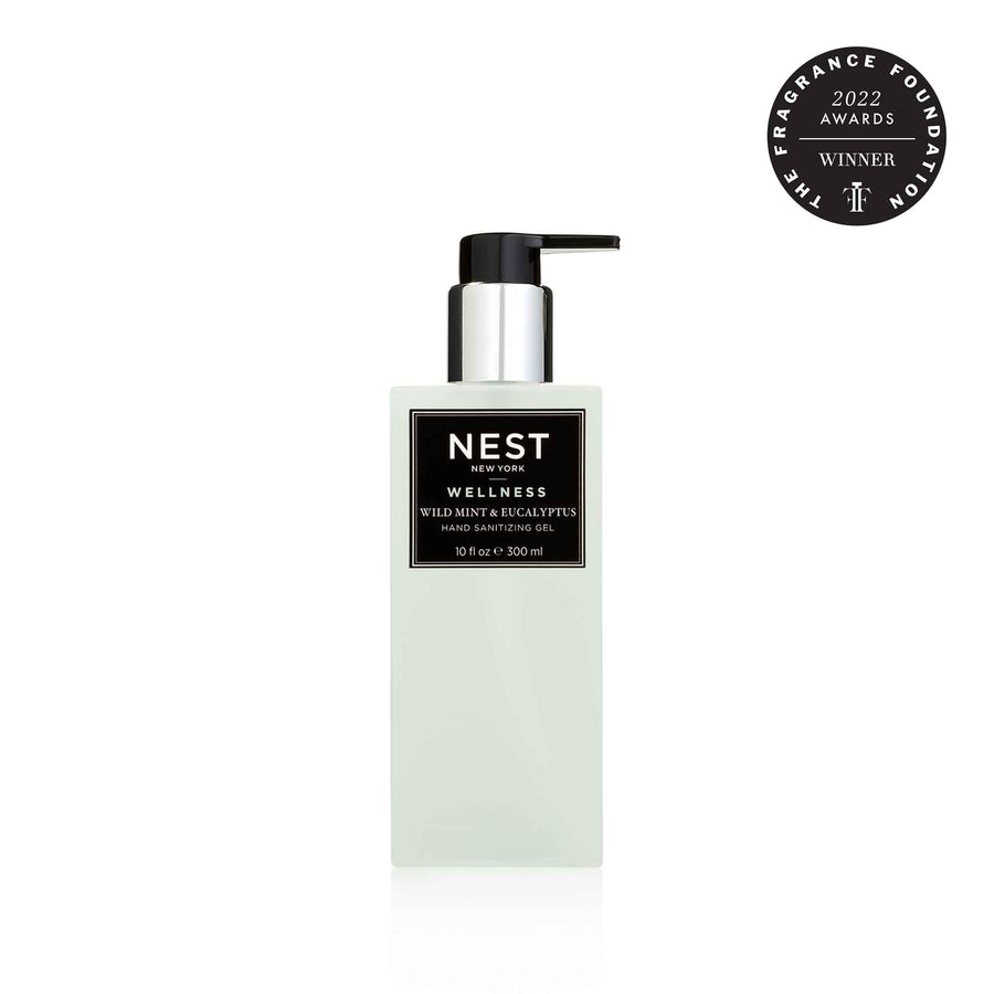 Wild Mint & Eucalyptus Hand Sanitizing Gel (300mL) by NEST New York